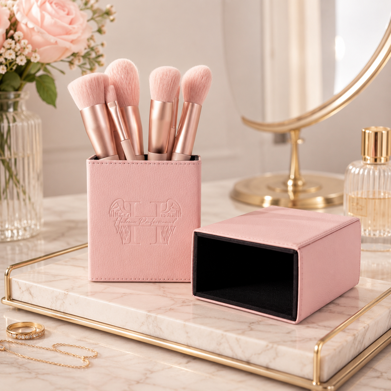 10 Piece Halouw Professional Brush Set