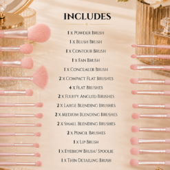 Alternative view of 24 Piece Halouw Professional Brush Set