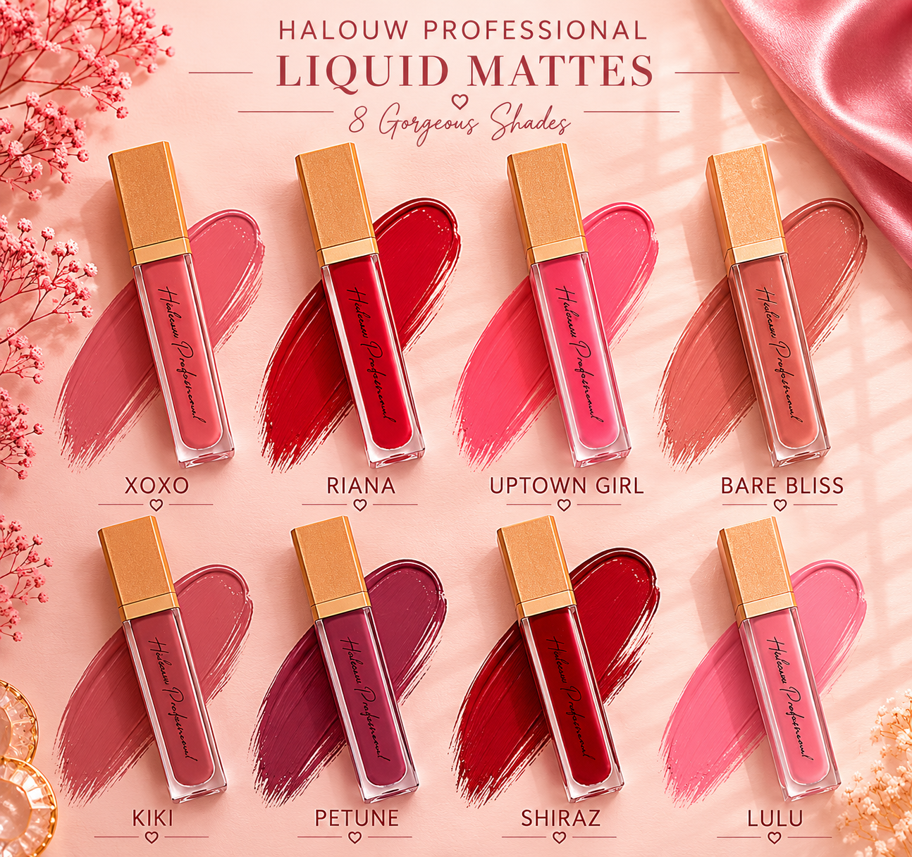 Halouw Professional Liquid Matte Lips